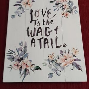 Floral Wall Art with Inspirational Quote